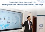 Əmanətlərin Sığortalanması Fondu Azərbaycan Dövlət İqtisad Universitetində təlim keçib