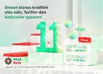 “PAŞA Bank”dan yeni kampaniya: Onlayn biznes krediti üzrə 1% endirim və “Tarifim”dən dəyərli hədiyyələr