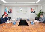 Nazir Fərid Əhmədov “Yüksəliş” müsabiqəsinin qalibləri ilə görüşüb