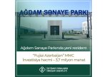 Ağdamda lift və eskalator istehsalı müəssisəsi yaradılacaq