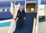 Prezident İlham Əliyev Birləşmiş Ərəb Əmirliklərinə işgüzar səfərə gəlib