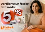 Unibank-ın sahibkarlar üçün yay kampaniyası davam edir