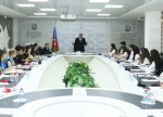 İİTKM-də Milli Məclisin deputatı Vüqar Rəhimzadə ilə könüllülərin görüşü keçirilib