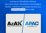 Azərbaycan Akkreditasiya Mərkəzi APAC-a tamhüquqlu üzv qəbul edilib