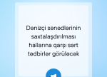Dənizçi sənədlərinin saxtalaşdırılması hallarına qarşı sərt tədbirlər görüləcək