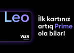 Leobank premium Leo Prime Visa kartının alınması prosesini sadələşdirib