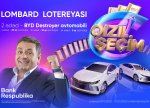 Bank Respublikadan lombard krediti götürən müştərilər avtomobil və qızıl külçə qazanmaq şansı qazanacaq!
