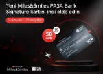 “PAŞA Bank” yeni “Miles&Smiles PAŞA Bank Signature” kartını xüsusi endirimlə təqdim edir
