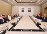 Nazir Rəşad Nəbiyev İslam İnkişaf Bankı qrupunun sədri Məhəmməd Süleyman Əl-Casir ilə görüşüb