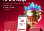 Birbank-dan onlayn nağd kredit alan hər 100-cü müştəriyə 100 bonus hədiyyə