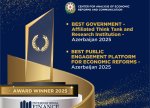 İİTKM Britaniyanın “International Finance Awards 2025” müsabiqəsində ən yaxşı beyin mərkəzi elan olundu