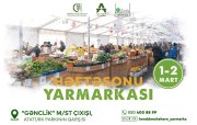 Sabah “Kənddən şəhərə” yarmarkası keçiriləcək