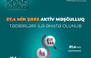 57 min nəfər məşğulluq proqramlarına cəlb olunub