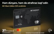 Xalq Bank-dan MasterCard Black Edition kartına 50% endirim