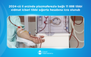 Plazmaferez – qanın zərərli maddələrdən təmizlənməsi
icbari tibbi sığorta təminatına daxildir