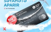 “PAŞA Bank” “Miles&Smiles Mastercard Black” kartı üzrə 50% endirim kampaniyasını elan edir