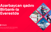 Birbank-ın dəstəyi ilə Vəfa Musayeva bayrağımızı Everest zirvəsinə sancdı