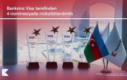 Kapital Bank rəqəmsal ödəmələrdə dünya lideri olan Visa şirkəti tərəfindən 4 mükafata layiq görüldü