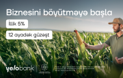 Yelo Bank güzəştli biznes krediti ilə sahibkarlığa dəstək olur