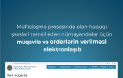 Müflisləşmə prosesində olan hüquqi şəxsləri təmsil edən nümayəndələr üçün müqavilə və orderlərin verilməsi elektronlaşıb