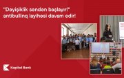 18 nömrəli tam orta məktəbdə bullinqə qarşı maarifləndirmə sessiyaları keçirildi