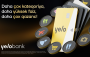 Yelo kartların cashback şərtləri yeniləndi - daha çox limit, daha yüksək cashback!