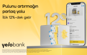 Əmanətini Yelo Bank-a etibar et, illik 12%-dək gəlir qazan