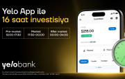 Yelo Invest-də limit sifarişi funksiyası aktiv oldu