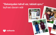 “Batareyaları təhvil ver, təbiəti qoru” layihəsi çərçivəsində 96 kq işlənmiş batareya toplanaraq təhvil verilib
