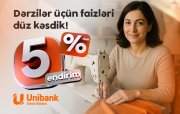 Unibank-ın sahibkarlar üçün yay kampaniyası davam edir