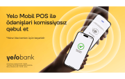 Yelo Mobil POS ilə Visa ödənişlərinə 0% komissiya!