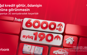 Kapital Bank-dan yeni kredit kampaniyası: 6000 AZN götür, aylıq 190 AZN ödə