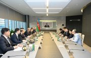 Sumqayıt Sənaye Parkında reallaşdırılan elektrik avtobuslarının istehsalının lokallaşdırılması layihəsi üzrə görülən işlər və qarşıdakı dövr üçün hədəflər müzakirə edilib