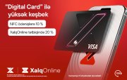 Xalq Bankdan Digital Card-la əməliyyatlara 20 %-dək keşbek!