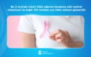 Bu il ərzində icbari tibbi sığorta hesabına süd vəzinin müayinəsi ilə bağlı 120 mindən çox tibbi xidmət göstərilib
