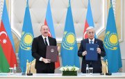 Azərbaycan–Qazaxıstan münasibətləri Türk birliyinin strateji sütunlarından biridir