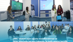 PAŞA Sığorta şirkəti Azərbaycan Dövlət İqtisad Universitetinin tələbələri üçün maarifləndirici sessiya keçirib