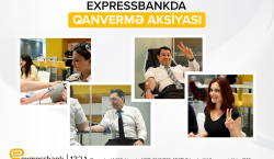Expressbank-da qanvermə aksiyası keçirilib