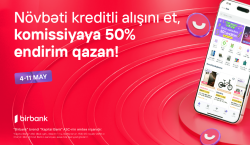 Umico kredit xətti ilə alış-verişə 50% komissiya endirimi