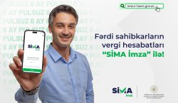 “SİMA İmza” Vergi portalının fərdi sahibkar xidmətlərinə tam inteqrasiya edildi