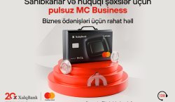 Xalq Bank-dan sahibkar və hüquqi şəxslərə Mastercard Business kartı hədiyyə!