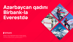 Birbank-ın dəstəyi ilə Vəfa Musayeva bayrağımızı Everest zirvəsinə sancdı