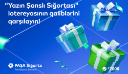 PAŞA Sığorta-nın “Yazın Şanslı Sığortası” lotereyasının qalibləri müəyyən olundu