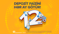Vergidən azad depozit – illik 12% gəlir!