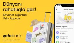 Tam onlayn səyahət sığortası Yelo App-də