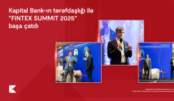 Kapital Bank-ın tərəfdaşlığı ilə keçirilən “FINTEX SUMMIT 2025” başa çatdı