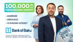 Sahibkarlara dəstək var: Bank of Baku-dan 100.000 AZN-dək mikrobiznes krediti!