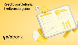 Yelo Bank-dan yeni rekord: kredit portfeli 1 milyard manata çatdı!