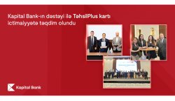 Kapital Bank-ın dəstəyi ilə TəhsilPlus kartı ictimaiyyətə təqdim olundu