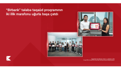 “Birbank” tələbə təqaüd proqramının iki illik marafonu uğurla başa çatdı 